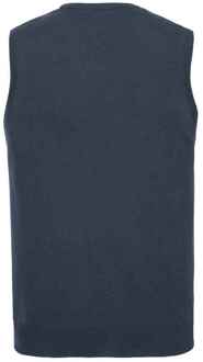 Russell Athletic Russell Collection Heren Gebreid V Hals Mouwloos Sweatshirt (Franse marine) Navy - XS