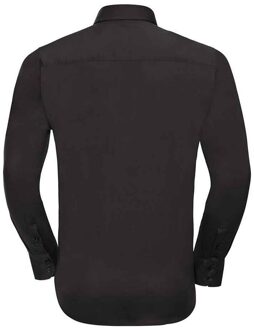 Russell Athletic Russell Collection Heren overhemd met lange mouwen (Zwart)