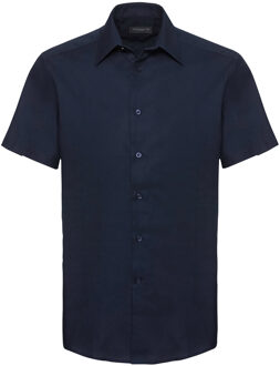 Russell Athletic Russell Collection Heren Oxford Easy-Care Tailored Shirt (Heldere marine) Navy/blauw - 15 inch