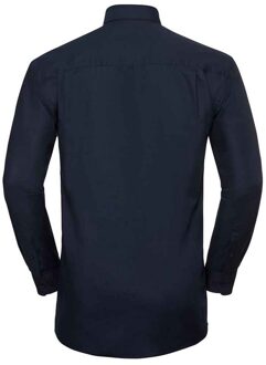 Russell Athletic Russell Collection Heren Oxford Formeel Overhemd Met Lange Mouwen (Heldere marine) Navy/blauw - 15 inch