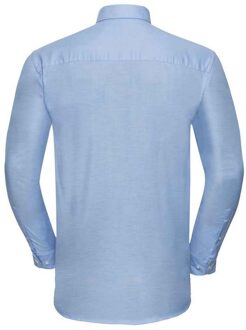 Russell Athletic Russell Collection Heren Oxford Formeel Overhemd Met Lange Mouwen (Oxford Blauw) - 15.5 inch