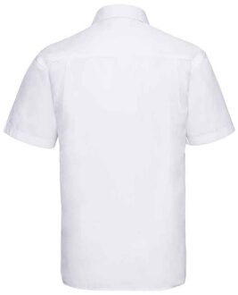 Russell Athletic Russell Collection Heren Poplin Easy-Care overhemd (Wit) - XL