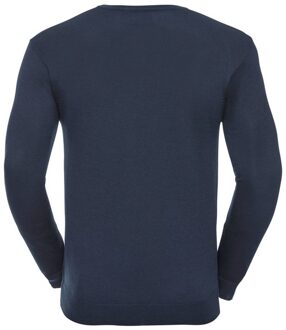 Russell Athletic Russell Collection Heren Sweatshirt Katoen Acryl V Hals (Franse marine) - maat 4XL Navy
