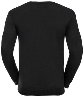 Russell Athletic Russell Collection Heren Sweatshirt Katoen Acryl V Hals (Zwart) - maat S