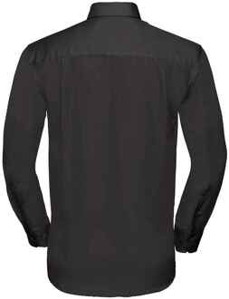 Russell Athletic Russell Collection Heren Ultimate Formeel Overhemd Met Lange Mouwen (Zwart)