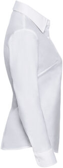Russell Athletic Russell Collection Oxford overhemd met lange mouwen voor dames (Wit) - 3XL