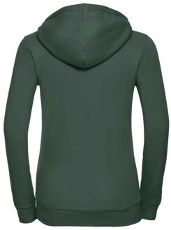 Russell Athletic Russell Dames/Dames Authentic Full Zip Hoodie (Fles groen) - S