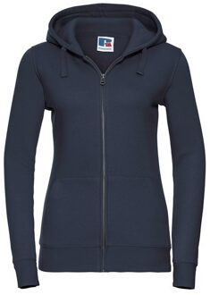 Russell Athletic Russell Dames/Dames Authentic Full Zip Hoodie (Franse marine) - maat L Navy