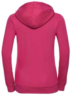 Russell Athletic Russell Dames/Dames Authentic Full Zip Hoodie (Fuchsia) - maat XL
