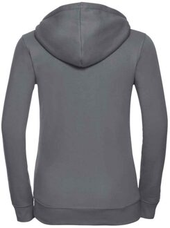 Russell Athletic Russell Dames/Dames Authentic Full Zip Hoodie (Konvooi Grijs) Donkergrijs - XS