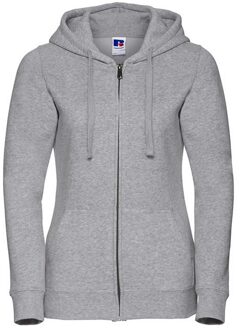 Russell Athletic Russell Dames/Dames Authentic Full Zip Hoodie (Licht Oxford Grijs) - maat XL