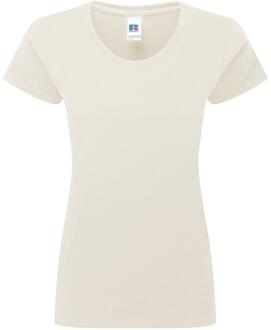 Russell Athletic Russell Dames/Dames Authentiek Klassiek Ringspun Katoen T-Shirt (Natuurlijk) Naturel - XL