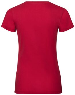 Russell Athletic Russell Dames/dames Biologische T-Shirt met korte mouwen (Klassiek rood) - maat XL