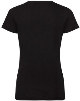 Russell Athletic Russell Dames/dames Biologische T-Shirt met korte mouwen (Zwart) - maat