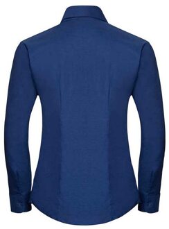Russell Athletic Russell Dames/Dames Oxford Easy-Care overhemd met lange mouwen (Helder Koningsblauw) Navy/blauw - XL