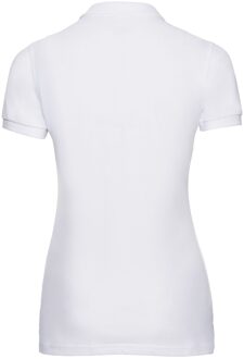 Russell Athletic Russell Dames/Dames Piqué Poloshirt (Wit) - maat L