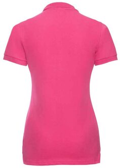 Russell Athletic Russell Dames/Dames Piqué Stretch Poloshirt (Fuchsia) - L