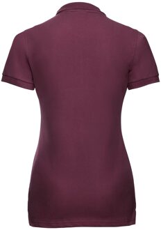 Russell Athletic Russell Dames/dames Stretch Short Sleeve Polo Shirt (Bourgondië) Bourgogne - M