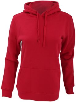 Russell Athletic Russell Dames Premium Authentieke Hoodie (3-Lagen Stof) (Klassiek rood) - maat S