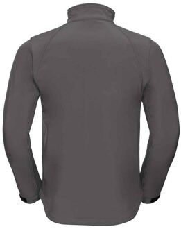 Russell Athletic Russell Effen Soft Shell Jas Heren (Titanium) - maat Zilver