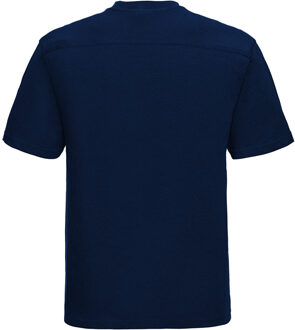 Russell Athletic Russell Europa Heren Werkkleding Korte Mouwen Katoenen T-Shirt (Franse marine) - maat XL Navy