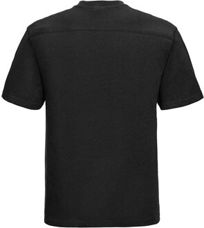 Russell Athletic Russell Europa Heren Werkkleding Korte Mouwen Katoenen T-Shirt (Zwart)