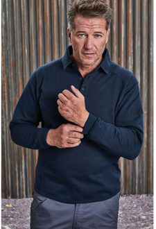 Russell Athletic Russell Europe Mens Heavy Duty Collar Sweatshirt (Franse marine) Navy