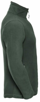 Russell Athletic Russell Heren 1/4 Ritssluiting Outdoor Fleece Top (Fles groen) - maat L