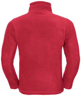 Russell Athletic Russell Heren 1/4 Ritssluiting Outdoor Fleece Top (Klassiek rood) - L