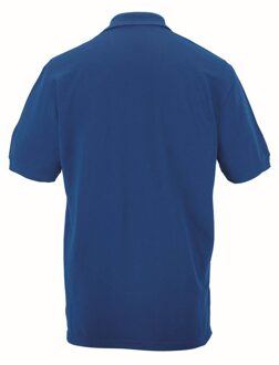 Russell Athletic Russell Heren 100% Katoenen Korte Mouw Poloshirt (Helder Koninklijk) Navy/blauw