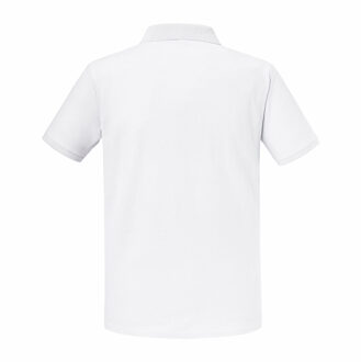 Russell Athletic Russell Heren Authentic Eco Piqué Poloshirt (Wit) - L