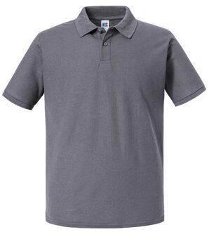 Russell Athletic Russell Heren Authentic Eco Poloshirt (Konvooi Grijs) Donkergrijs - S