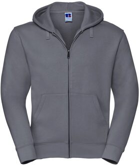 Russell Athletic Russell Heren Authentic Full Zip Hoodie (Konvooi Grijs) - maat 2XL Donkergrijs