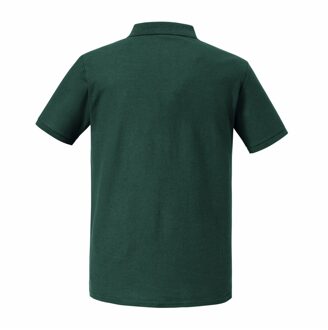 Russell Athletic Russell Heren Authentiek Piqué Poloshirt (Fles groen) - maat M