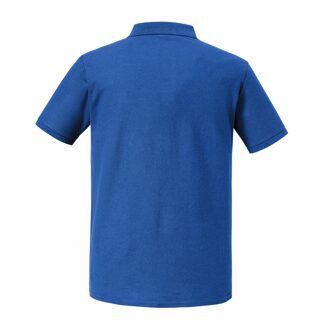 Russell Athletic Russell Heren Authentiek Piqué Poloshirt (Helder Koninklijk) - maat S Navy/blauw