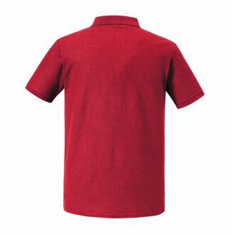 Russell Athletic Russell Heren Authentiek Piqué Poloshirt (Klassiek rood) - maat XS