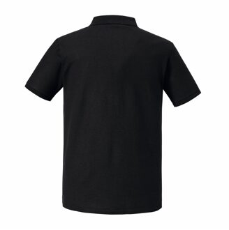 Russell Athletic Russell Heren Authentiek Piqué Poloshirt (Zwart) - maat