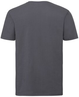 Russell Athletic Russell Heren Authentiek Puur Organisch T-Shirt (Konvooi Grijs) Veelkleurig