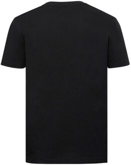 Russell Athletic Russell Heren Authentiek Puur Organisch T-Shirt (Zwart) - maat