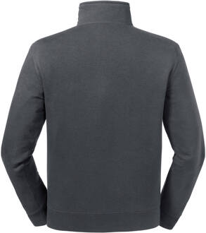 Russell Athletic Russell Heren Authentieke Kwartier Ritssweatshirt (Konvooi Grijs) Donkergrijs