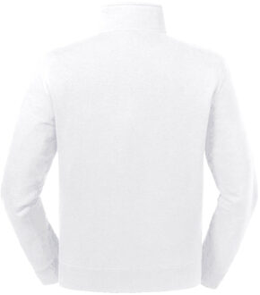 Russell Athletic Russell Heren Authentieke Kwartier Ritssweatshirt (Wit)