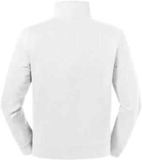 Russell Athletic Russell Heren Authentieke Kwartier Ritssweatshirt (Wit)