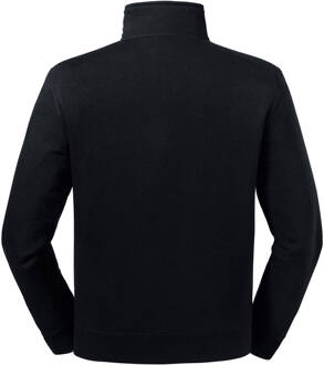 Russell Athletic Russell Heren Authentieke Kwartier Ritssweatshirt (Zwart) - S