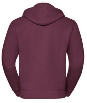 Russell Athletic Russell Heren Authentieke Sweatshirt met volledige ritssluiting / Hoodie (Bourgondië) - maat S Bourgogne