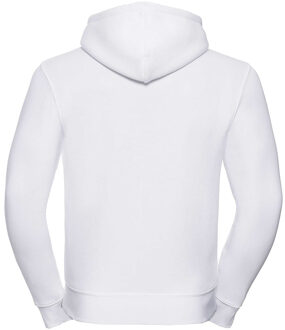 Russell Athletic Russell Heren Authentieke Sweatshirt met volledige ritssluiting / Hoodie (Wit) - XL