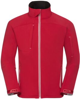 Russell Athletic Russell Heren Bionic Softshell Jacket (Klassiek rood) - M
