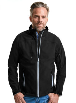 Russell Athletic Russell Heren Bionic Softshell Jacket (Zwart) - maat