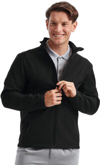 Russell Athletic Russell Heren Essential Soft Shell Jas (Zwart) - XL