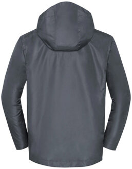 Russell Athletic Russell Heren Essentieel All Weather Shell Jacket (Ijzer) Grijs - L