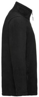 Russell Athletic Russell Heren Full Zip Outdoor Fleece Jacket (Zwart) - maat S